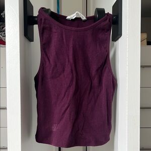 Women's Purple Sleeveless Top